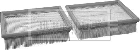 Borg & Beck BFA2062 - Luftfilter alexcarstop-ersatzteile.com