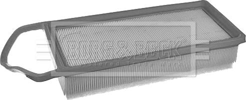 Borg & Beck BFA2078 - Luftfilter alexcarstop-ersatzteile.com