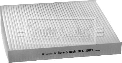 Borg & Beck BFC1003 - Filter, Innenraumluft alexcarstop-ersatzteile.com