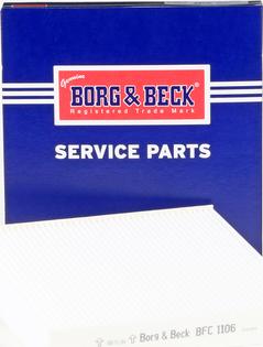 Borg & Beck BFC1106 - Filter, Innenraumluft alexcarstop-ersatzteile.com