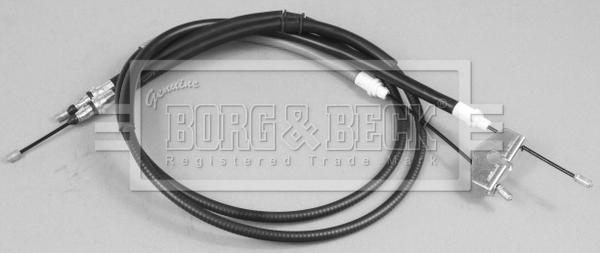 Borg & Beck BKB2503 - Seilzug, Feststellbremse alexcarstop-ersatzteile.com