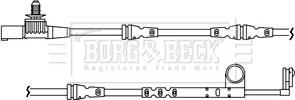 Borg & Beck BWL3086 - Warnkontakt, Bremsbelagverschleiß alexcarstop-ersatzteile.com