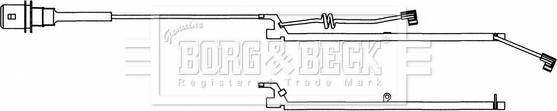 Borg & Beck BWL33086 - Warnkontakt, Bremsbelagverschleiß alexcarstop-ersatzteile.com