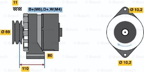 BOSCH 9 120 144 117 - Generator alexcarstop-ersatzteile.com