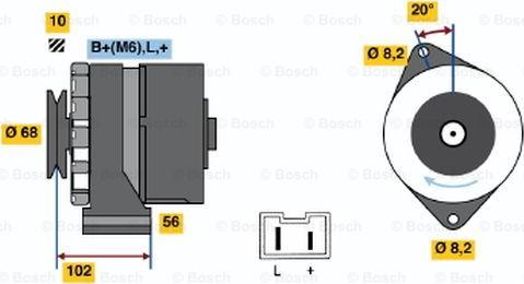 BOSCH 9 120 144 278 - Generator alexcarstop-ersatzteile.com