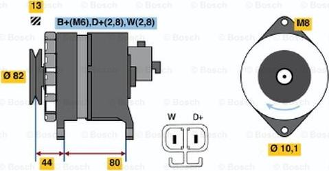 BOSCH 9 120 334 642 - Generator alexcarstop-ersatzteile.com