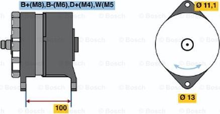 BOSCH 6 033 GB3 020 - Generator alexcarstop-ersatzteile.com