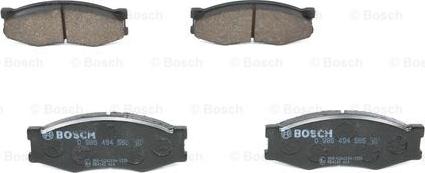 BOSCH 0 986 494 565 - Bremsbelagsatz, Scheibenbremse alexcarstop-ersatzteile.com