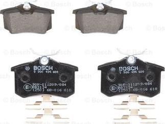 BOSCH 0 986 494 600 - Bremsbelagsatz, Scheibenbremse alexcarstop-ersatzteile.com