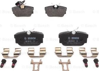 BOSCH 0 986 494 619 - Bremsbelagsatz, Scheibenbremse alexcarstop-ersatzteile.com