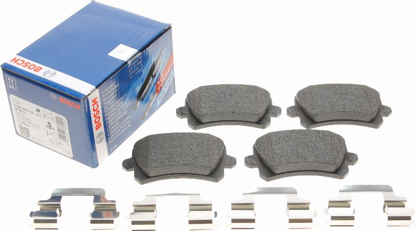 BOSCH 0 986 494 626 - Bremsbelagsatz, Scheibenbremse alexcarstop-ersatzteile.com