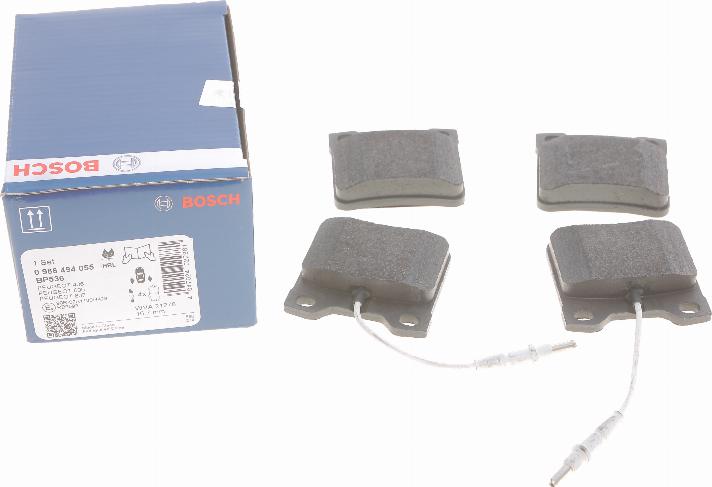 BOSCH 0 986 494 055 - Bremsbelagsatz, Scheibenbremse alexcarstop-ersatzteile.com