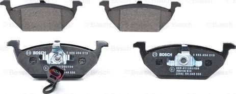 BOSCH 0 986 494 019 - Bremsbelagsatz, Scheibenbremse alexcarstop-ersatzteile.com