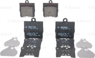 BOSCH 0 986 494 016 - Bremsbelagsatz, Scheibenbremse alexcarstop-ersatzteile.com