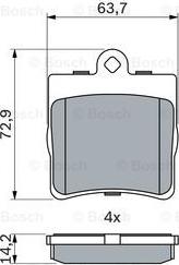 BOSCH 0 986 494 016 - Bremsbelagsatz, Scheibenbremse alexcarstop-ersatzteile.com