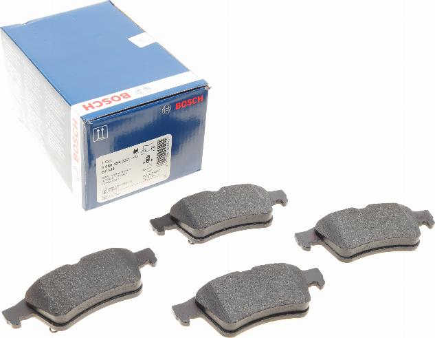 BOSCH 0 986 494 032 - Bremsbelagsatz, Scheibenbremse alexcarstop-ersatzteile.com