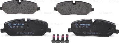 BOSCH 0 986 494 147 - Bremsbelagsatz, Scheibenbremse alexcarstop-ersatzteile.com