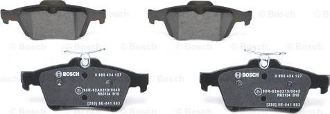 BOSCH 0 986 494 127 - Bremsbelagsatz, Scheibenbremse alexcarstop-ersatzteile.com