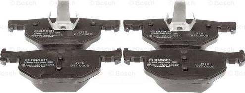 BOSCH 0 986 494 862 - Bremsbelagsatz, Scheibenbremse alexcarstop-ersatzteile.com