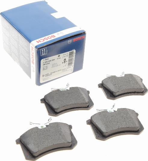 BOSCH 0 986 494 399 - Bremsbelagsatz, Scheibenbremse alexcarstop-ersatzteile.com