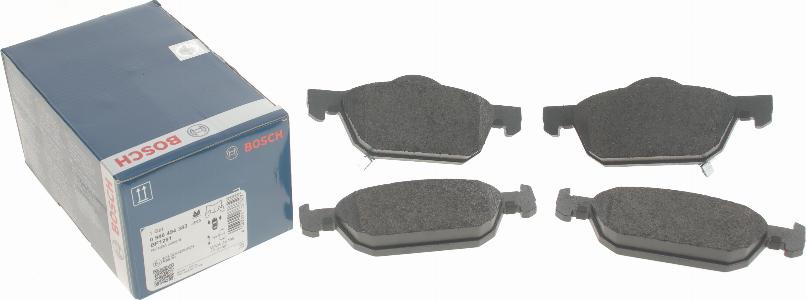 BOSCH 0 986 494 383 - Bremsbelagsatz, Scheibenbremse alexcarstop-ersatzteile.com