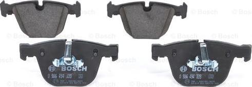 BOSCH 0 986 494 339 - Bremsbelagsatz, Scheibenbremse alexcarstop-ersatzteile.com