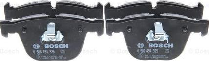 BOSCH 0 986 494 325 - Bremsbelagsatz, Scheibenbremse alexcarstop-ersatzteile.com