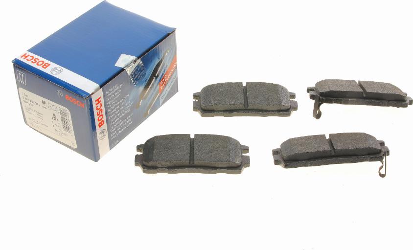 BOSCH 0 986 494 251 - Bremsbelagsatz, Scheibenbremse alexcarstop-ersatzteile.com