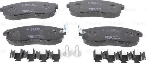 BOSCH 0 986 494 277 - Bremsbelagsatz, Scheibenbremse alexcarstop-ersatzteile.com