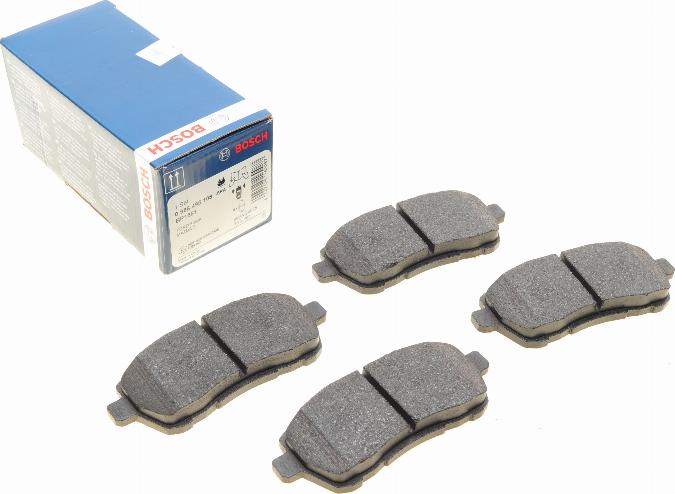 BOSCH 0 986 495 108 - Bremsbelagsatz, Scheibenbremse alexcarstop-ersatzteile.com