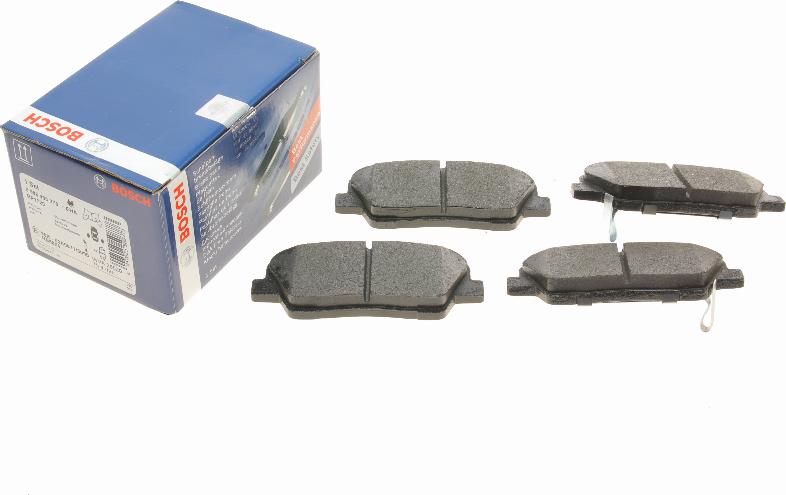 BOSCH 0 986 495 370 - Bremsbelagsatz, Scheibenbremse alexcarstop-ersatzteile.com