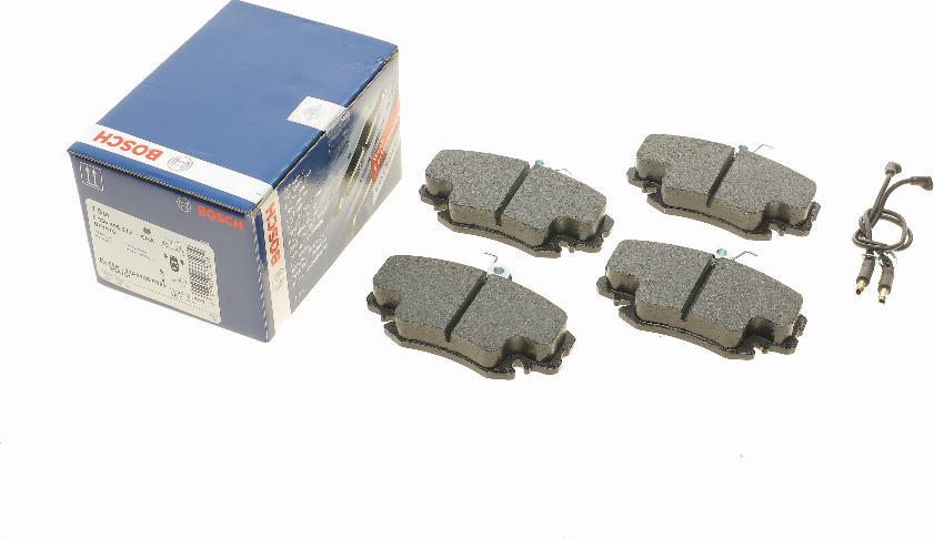 BOSCH 0 986 495 212 - Bremsbelagsatz, Scheibenbremse alexcarstop-ersatzteile.com