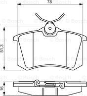 BOSCH 0 986 495 231 - Bremsbelagsatz, Scheibenbremse alexcarstop-ersatzteile.com