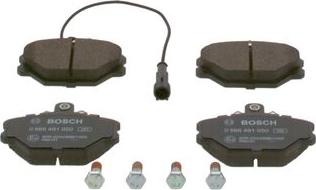 BOSCH 0 986 491 050 - Bremsbelagsatz, Scheibenbremse alexcarstop-ersatzteile.com