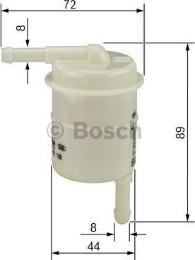 BOSCH 0 986 450 009 - Kraftstofffilter alexcarstop-ersatzteile.com