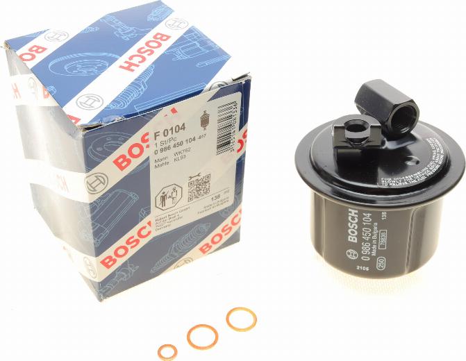 BOSCH 0 986 450 104 - Kraftstofffilter alexcarstop-ersatzteile.com