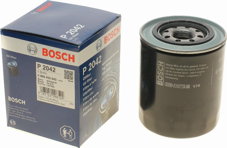 BOSCH 0 986 452 042 - Ölfilter alexcarstop-ersatzteile.com