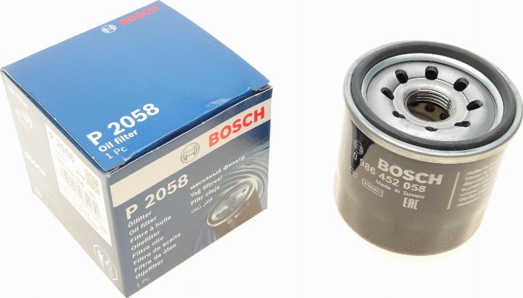 BOSCH 0 986 452 058 - Ölfilter alexcarstop-ersatzteile.com