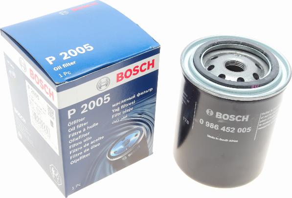 BOSCH 0 986 452 005 - Ölfilter alexcarstop-ersatzteile.com