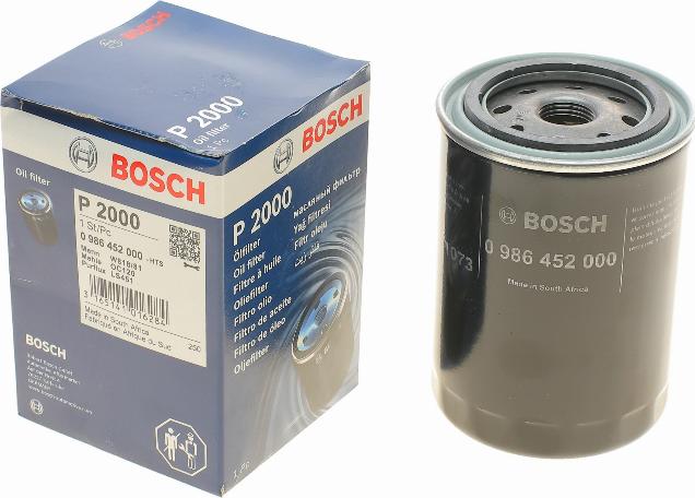 BOSCH 0 986 452 000 - Ölfilter alexcarstop-ersatzteile.com