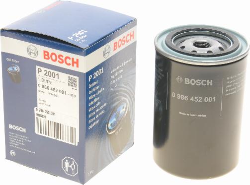 BOSCH 0 986 452 001 - Ölfilter alexcarstop-ersatzteile.com