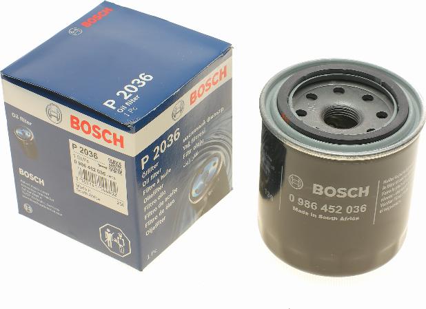 BOSCH 0 986 452 036 - Ölfilter alexcarstop-ersatzteile.com