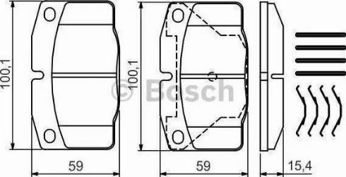 Remsa 101 20 - Bremsbelagsatz, Scheibenbremse alexcarstop-ersatzteile.com