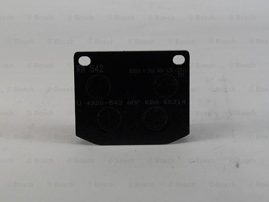 BOSCH 0 986 464 020 - Bremsbelagsatz, Scheibenbremse alexcarstop-ersatzteile.com