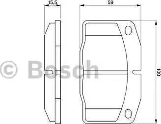 BOSCH 986491900 - Bremsbelagsatz, Scheibenbremse alexcarstop-ersatzteile.com