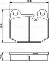 BOSCH 0 986 465 881 - Bremsbelagsatz, Scheibenbremse alexcarstop-ersatzteile.com