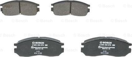 BOSCH 0 986 460 979 - Bremsbelagsatz, Scheibenbremse alexcarstop-ersatzteile.com