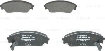 BOSCH 0 986 460 972 - Bremsbelagsatz, Scheibenbremse alexcarstop-ersatzteile.com