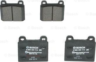 BOSCH 0 986 460 113 - Bremsbelagsatz, Scheibenbremse alexcarstop-ersatzteile.com