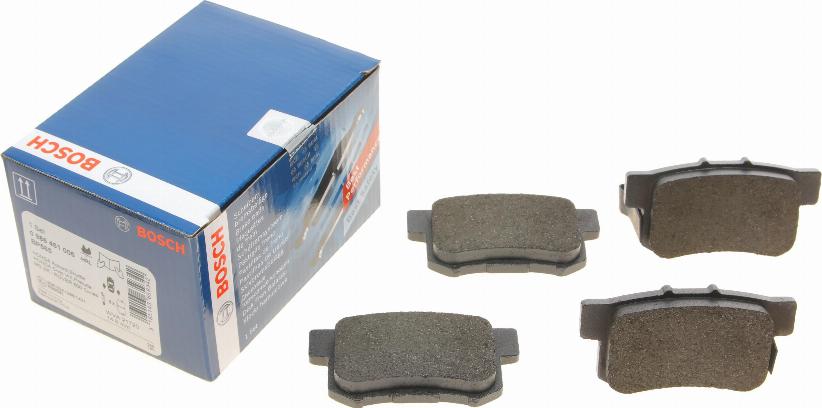 BOSCH 0 986 461 006 - Bremsbelagsatz, Scheibenbremse alexcarstop-ersatzteile.com